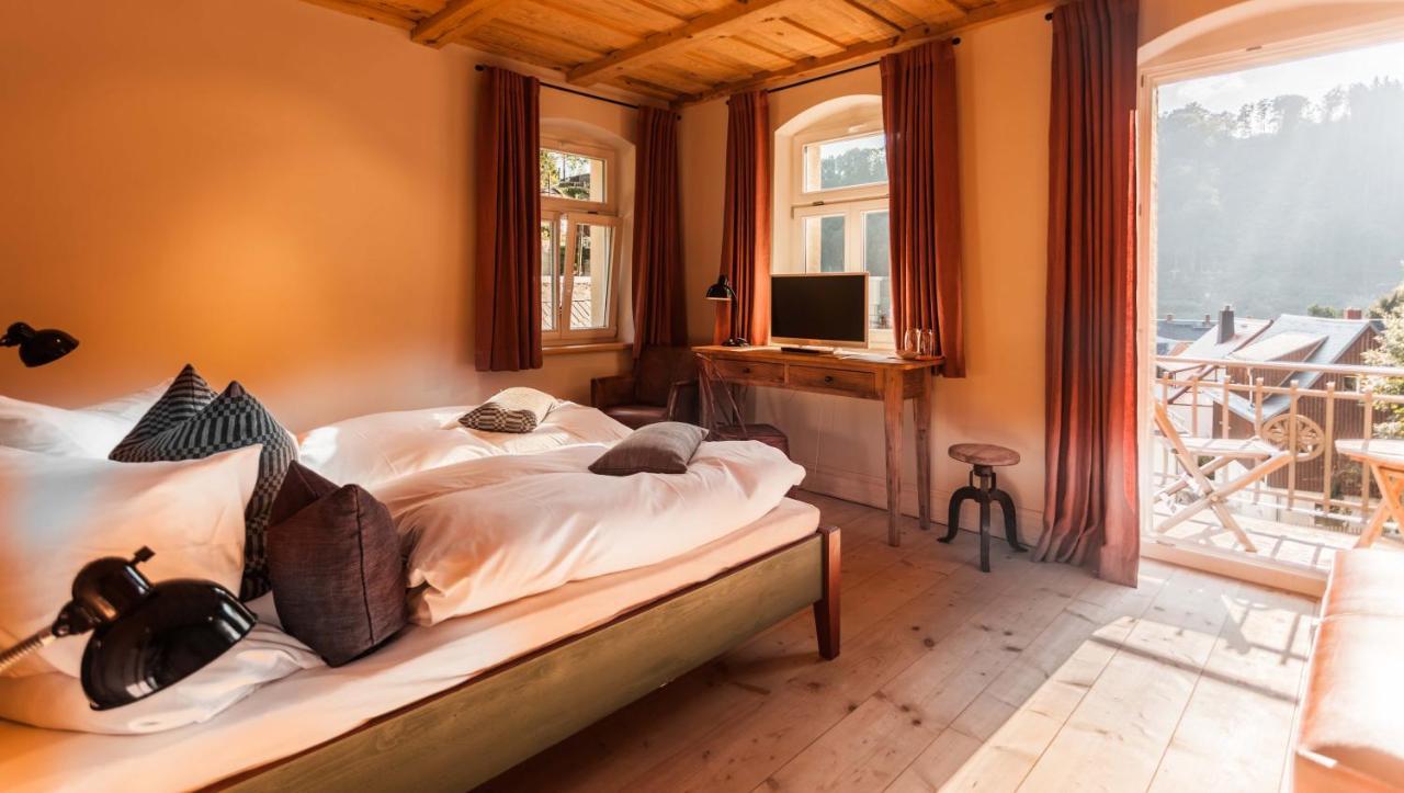 Bio-Hotel Zur Muehle Бад-Шандау Экстерьер фото