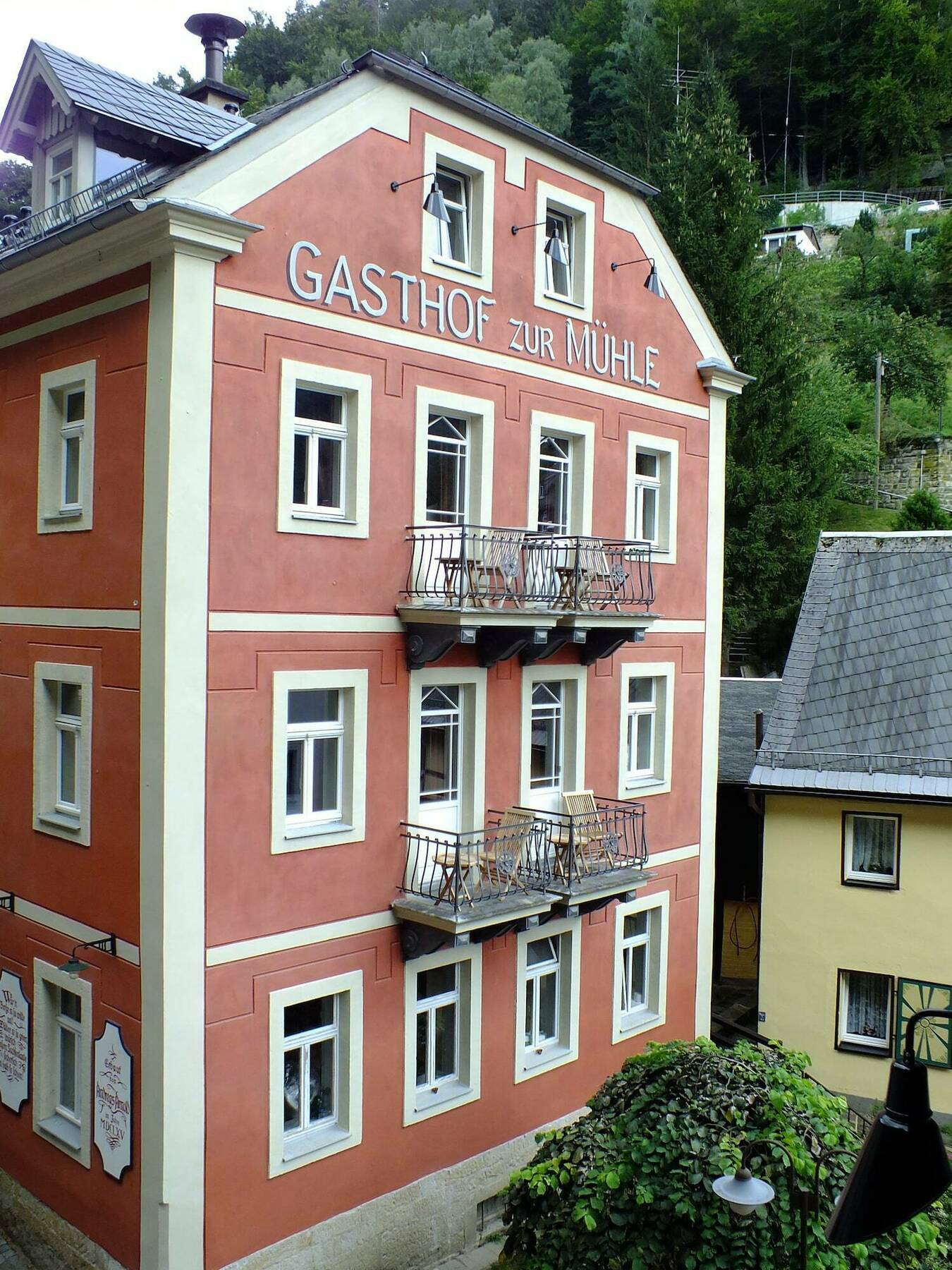 Bio-Hotel Zur Muehle Бад-Шандау Экстерьер фото
